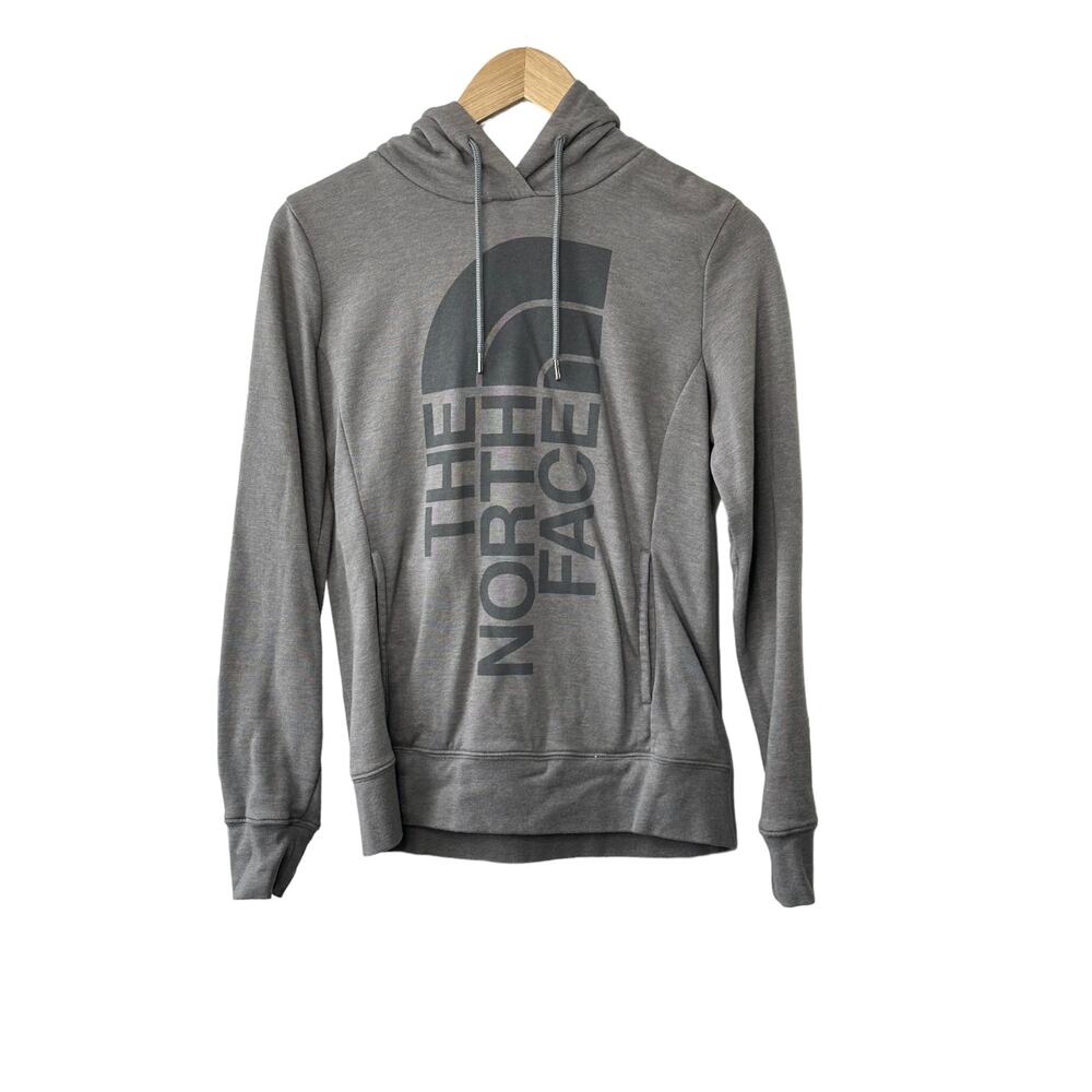 The North Face Gray Long Sleeve Hoodie Sweatshirt Women's Size Small